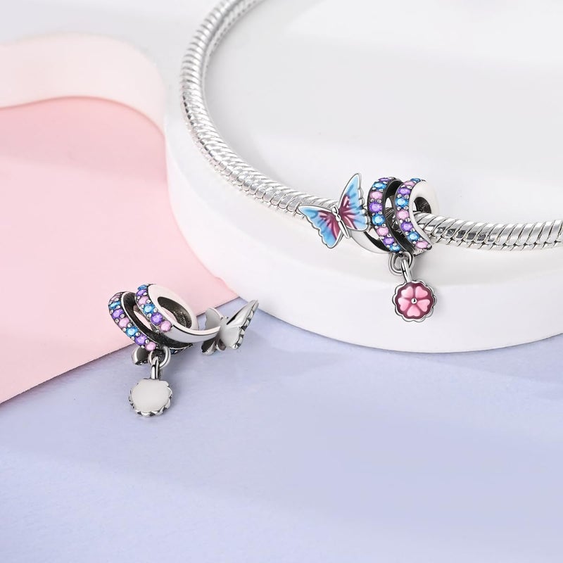 Hapour Store 925 Sterling Silver Charms for Bracelets Necklace European Jewelry Pendant Beads Charm for Women Mom - Image 3